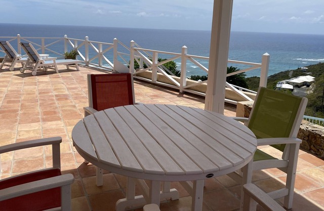 Views forever , four bedroom, four and half bath villa, pool, A/C, casino nearby