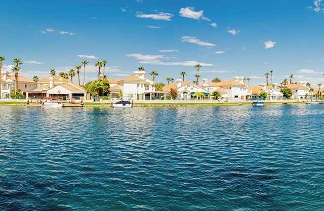 Views! Waterfront Estate in the Vegas Desert with Pool!