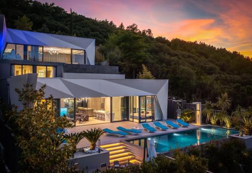 Villa Aqua Majestic Diamond Sumptuous 5 Bedroom Villa Magnificent Adriatic Seaviews Korcula