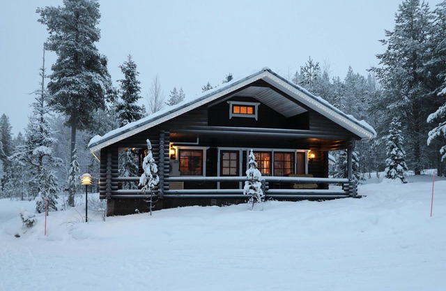 Cozy Finnish log cabin with Sauna and a fully equipped kitchen - Free WiFi