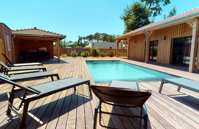 Villa avec clim et piscine chauffée Arès Cap Ferret