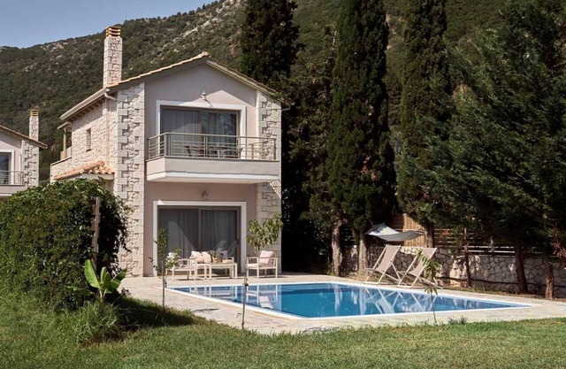 Villa 'Avesta Private Villas - Kallisto' con vistas al mar, piscina privada y aire acondicionado