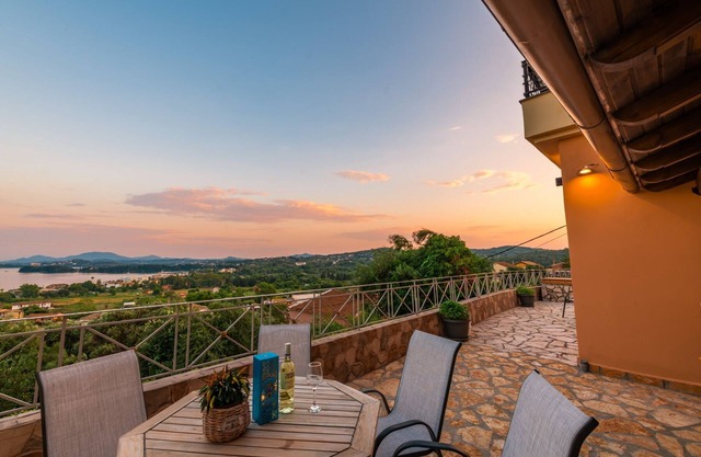 VILLA BELVEDERE CORFU....stunning views,chic property!!