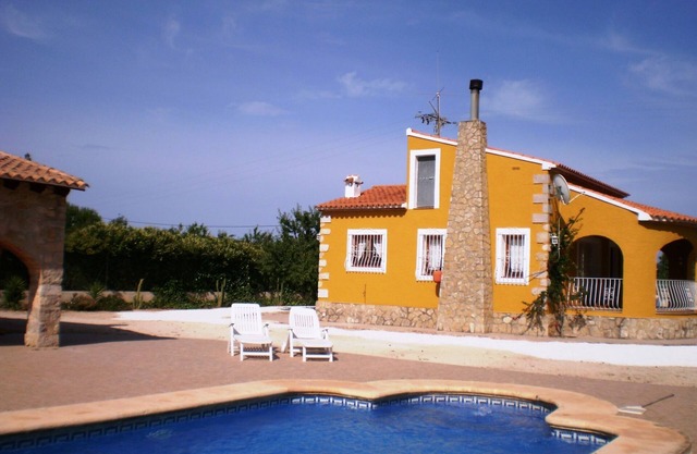 Villa Benibrai. Piscina privada, A / A, Wifi, 3 habitaciones.
