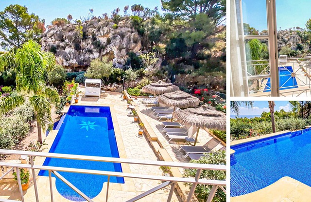 Villa "Beverly Hills" con vistas a la montaña, piscina privada y Wi-Fi