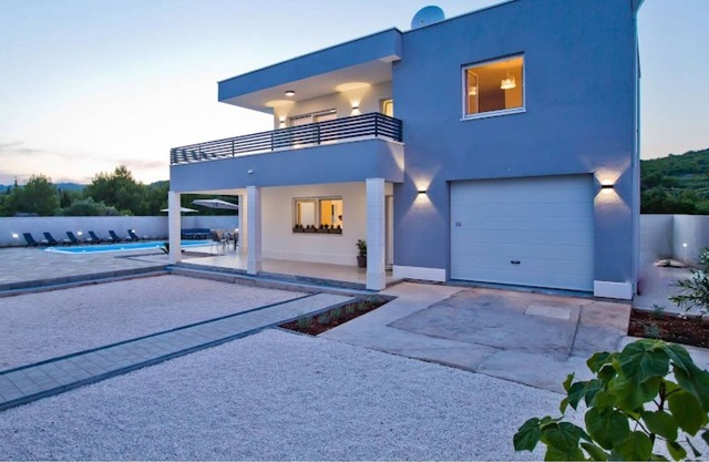 Villa con piscina privada en la isla de Hvar
