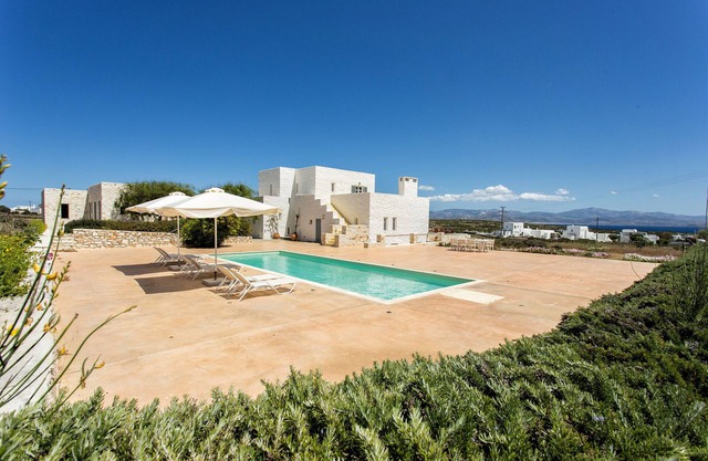 Villa Blueberry con piscina privada cerca de Naoussa y de la playa de Santa Maria