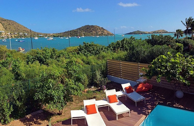 Villa Casa Mia oasis de tranquilidad en el borde de la bahía de Cul de Sac