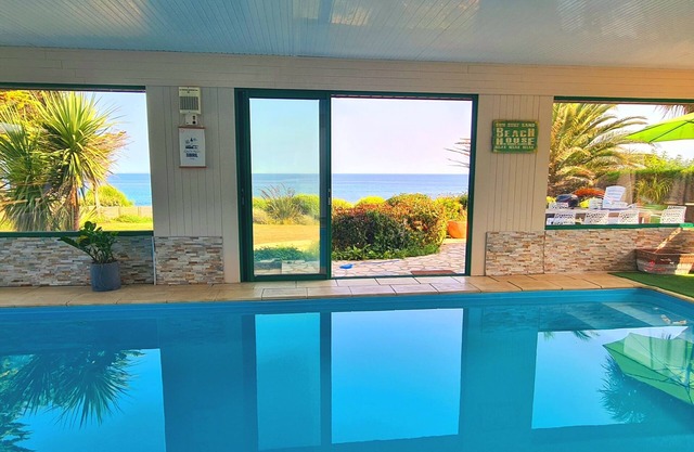 Villa de la Dune 5* Indoor pool Exceptional sea view Beach Surf GR34