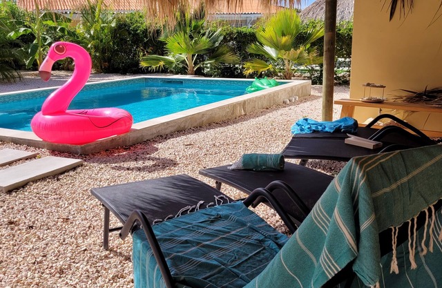 Villa Dushi Arembos, privater Pool, Palapa und 7-Sitzer-Auto