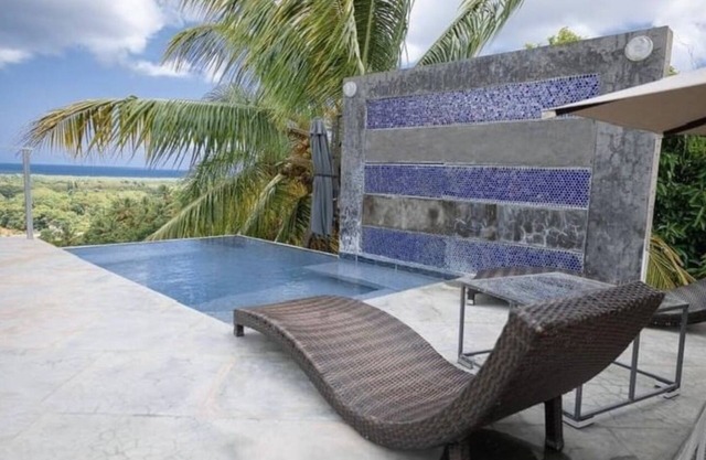 Villa 4hb vista al mar y montañas 4 min de laguna Gri-Gri