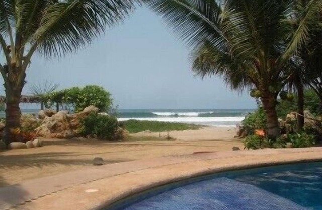 VILLA FIREFLY: piscina de entrenamiento, terraza de yoga, frente a la playa, vistas