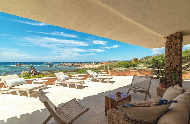 Villa 'Gabbiani' con vistas al mar, Wi-Fi y aire acondicionado