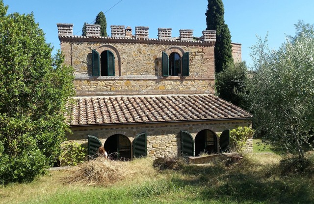 Villa frente a Montalcino cerca del Castillo Verdelli