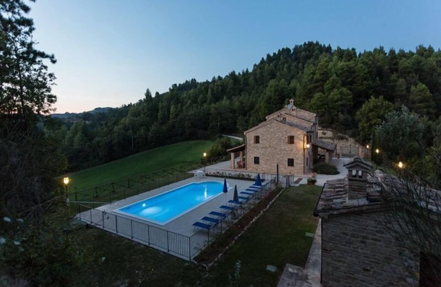 Villa en Le Marche con impresionantes vistas
