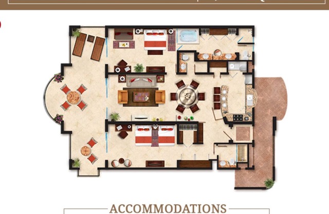 VILLA LA ESTANCIA - SUITE 2BR RESORT FIVE STAR RESORT DE LOS CABOS (3BR también disponible)