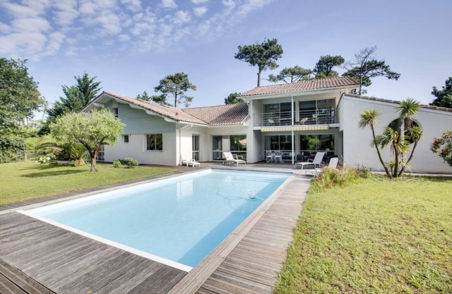 Villa lac Hossegor pour 10 avec climatisation et piscine chauffée