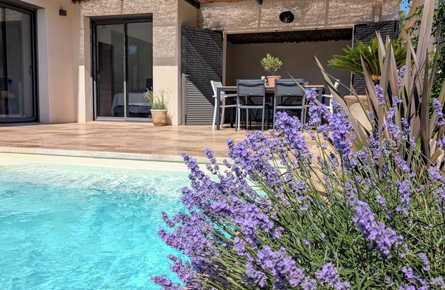 Villa Lumineuse au Calme Avec Piscine, Patio.. Tout Équipée pr 6pers