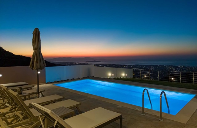 Villa Mari Chania with ecologic private pool and amazing view.