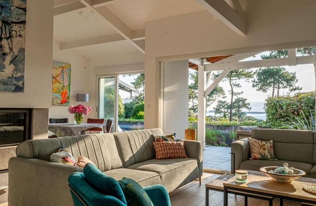Villa Marie - Pyla sur mer superbe villa 10 personnes vue Bassin
