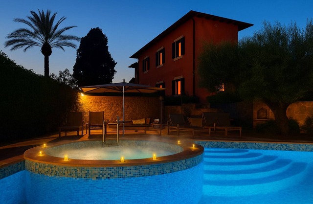 Villa Olive Garden Spa Retreat with Tennis court - Luxe Estate