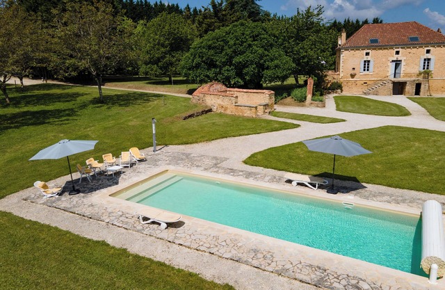 Casa de vacaciones 'Villa Pech'mej Avec Piscine' con piscina privada, terraza privada y Wi-Fi