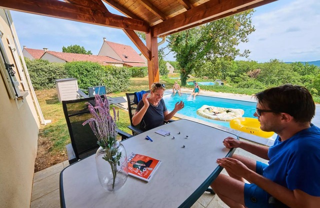 Villa private pool, semi-detached, 1 bathroom 6 persons