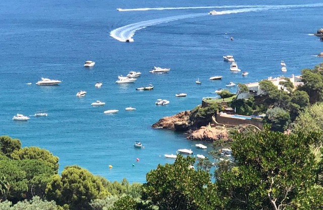 Villa Sa Riera Begur vue mer panoramique et plage à pieds