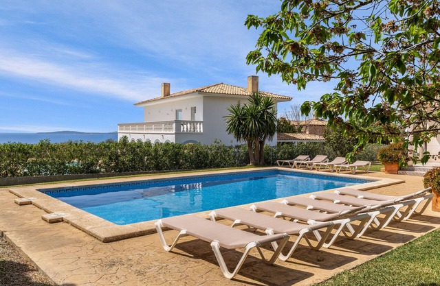 Villa 'Sa Torre' con vistas a la montaña, piscina privada y Wi-Fi