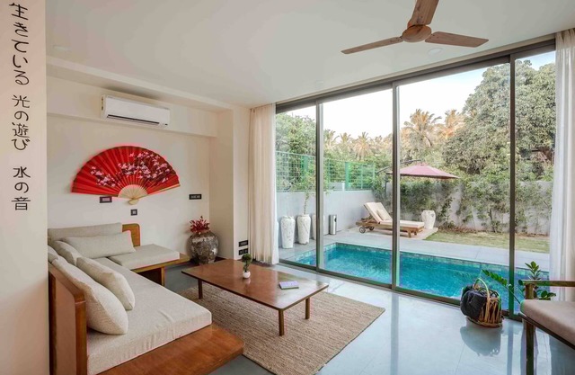 Villa Samurai - Japanese Villa w Pool North Goa