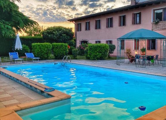 Villa Stefania Asolo piscina e biliardo