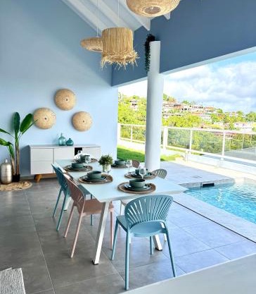 Villa Téloam- Charmante villa avec piscine et vue mer