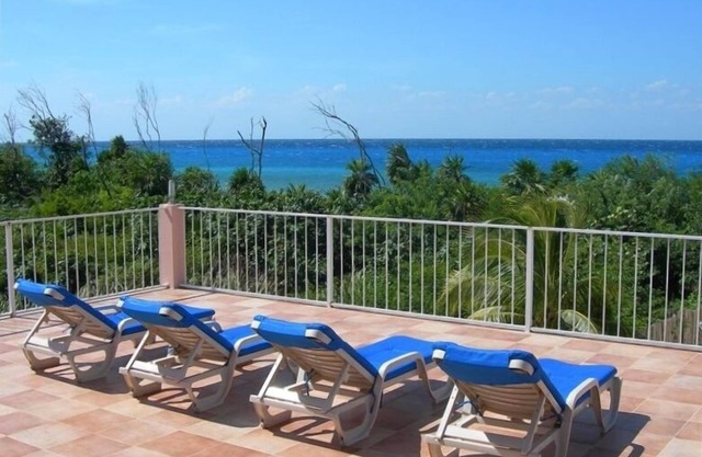 Frente a la playa Comunidad casa cerca de sitios de buceo Villa Tango Del Mar de Lujo