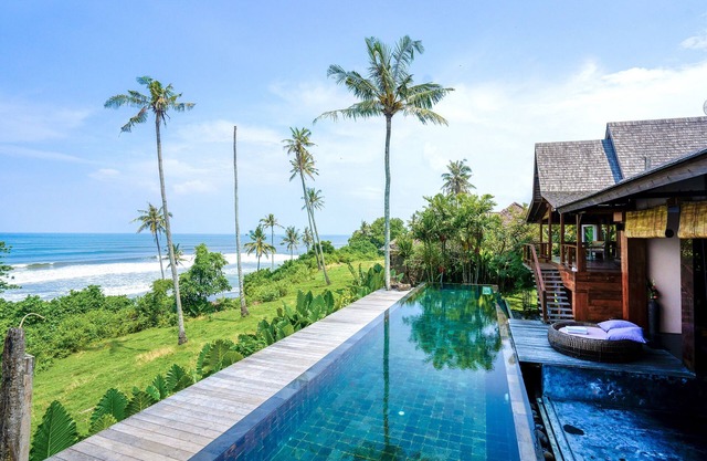 Villa Tao, vista al mar completa