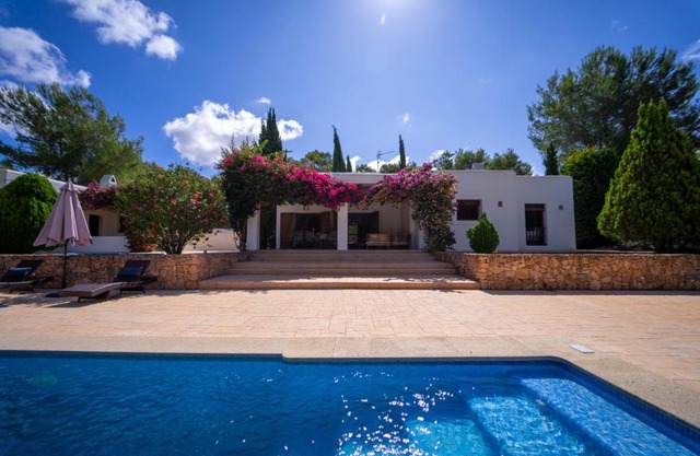 Villa Tegui is a luxury villa close to San Rafael and 10 min drive to Ibiza Town and San Antonio