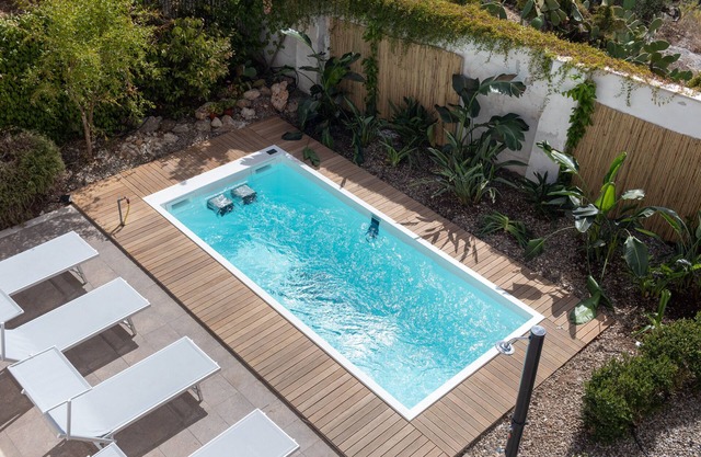 Villa "Water Run" con vistas al mar, piscina privada y Wi-Fi