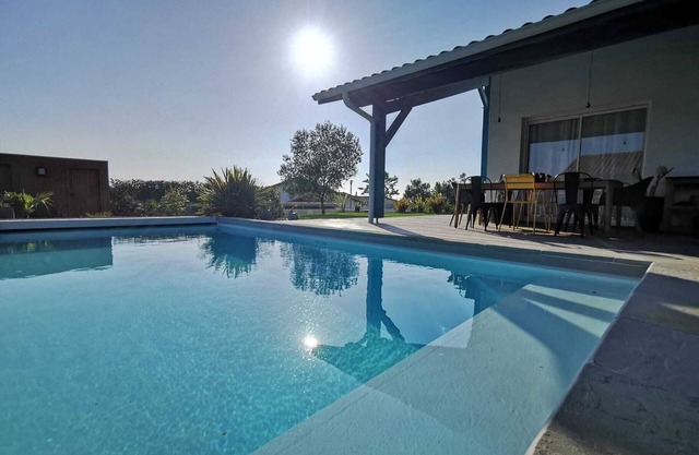 Villa with heated pool near beaches and golf course