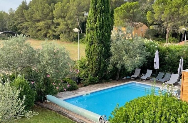 Villa Teyran cerca de Montpellier 8 personas frente a la garriga