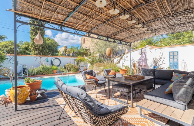 Village house with private pool, Wi-Fi, and air conditioning