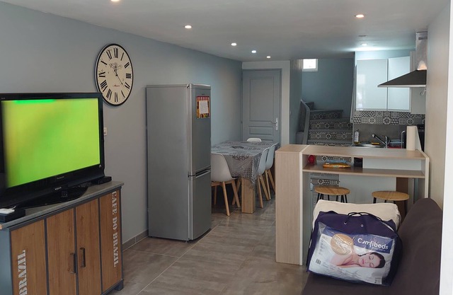 Village house with air conditioning 57 m2 + courtyard with barbecue