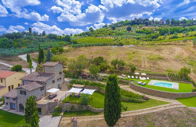 Ville La Marcellina with Private Pools, Garden, Terraces, Ideal for Weddings