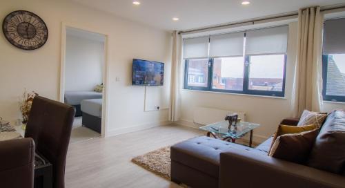 Virexxa Bedford Centre - Executive Suite - 2Bed Flat with Free Parking & Gym