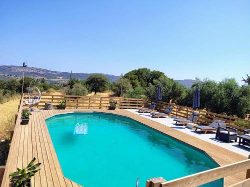 Vrisses Cretan Retreat -Pool -Mountain View