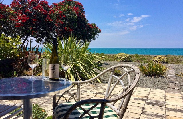 Walk on Waterfront & big views define this newly renovated Beach House. Pets OK