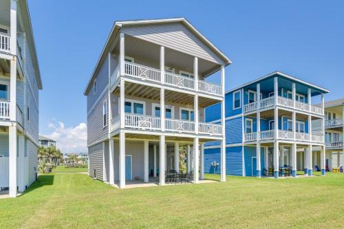 Walk to Beach Galveston Home with Resort Perks!