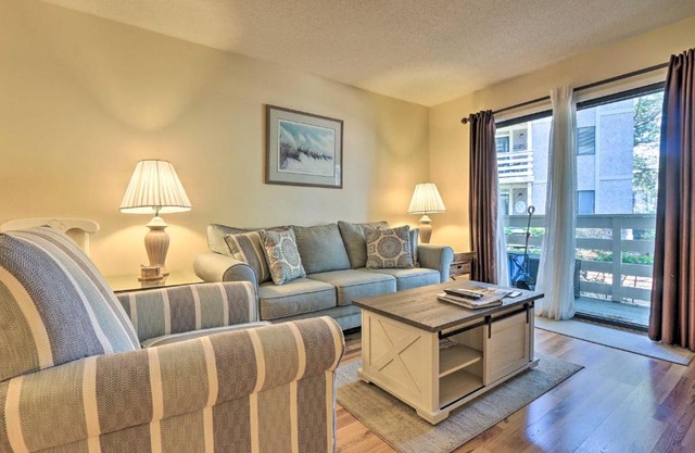 Walk to Beach Resort-Style Hilton Head Condo!