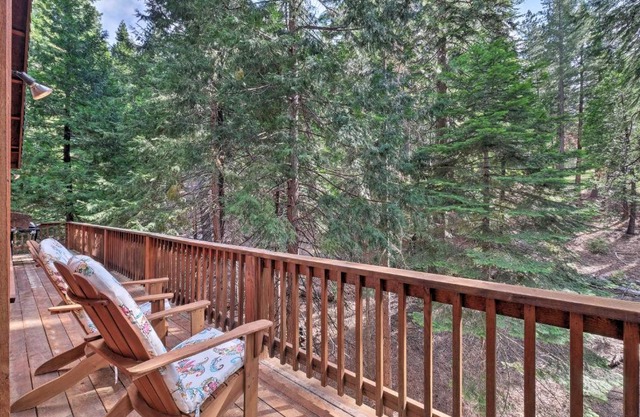 Walk to Big Trees State Park Cabin with Deck!