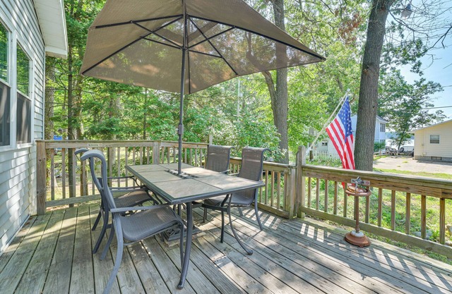 Walk to Sand Lake: Family-Friendly Getaway w/ Deck