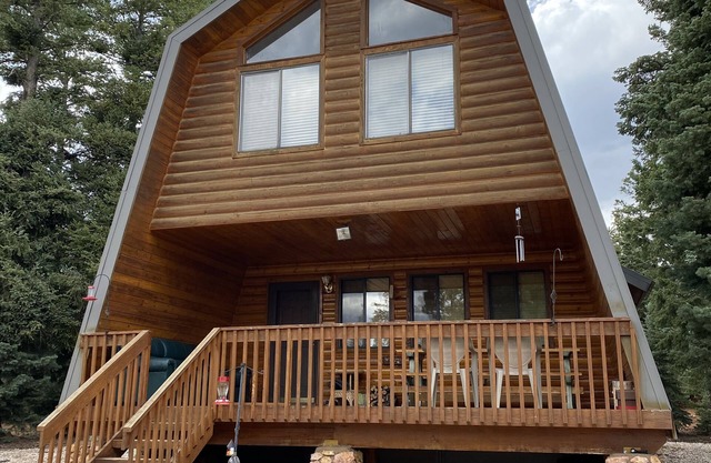 Walk to village, Year round access, Large deck, Swings and Enclosed dog run.