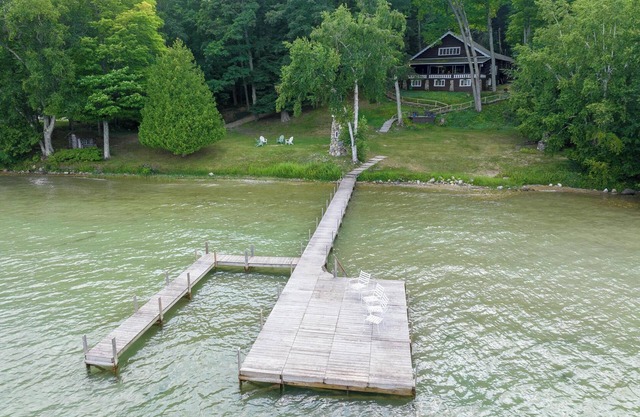 Walloon Lake Residence on 246' of Private Frontage!